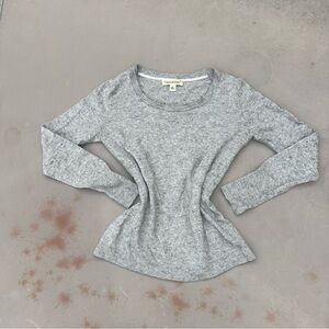 Banana Republic Heather Gray Long Sleeve Top